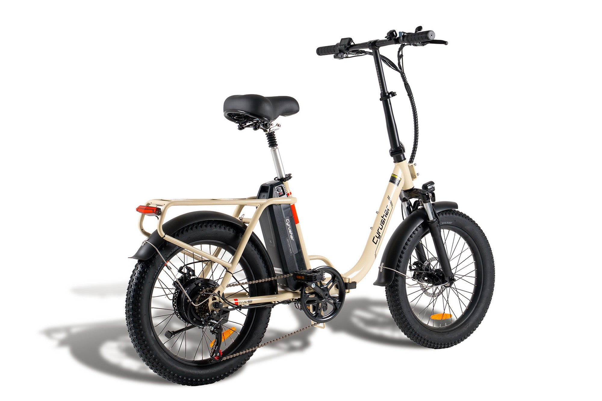 Cyrusher Loop 2.0 beige electric bike details