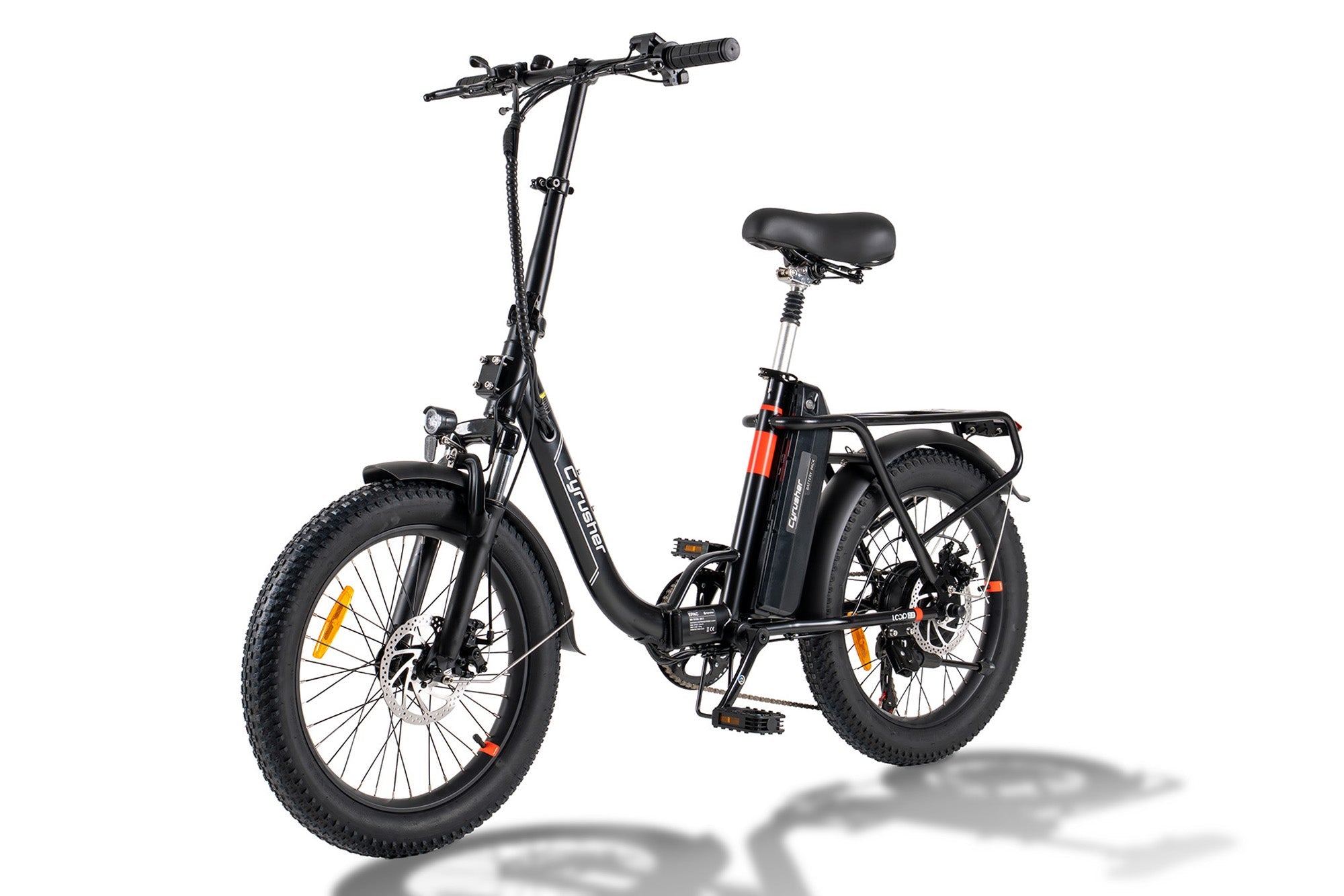 Cyrusher Loop 2.0 black fat tyre electric bike