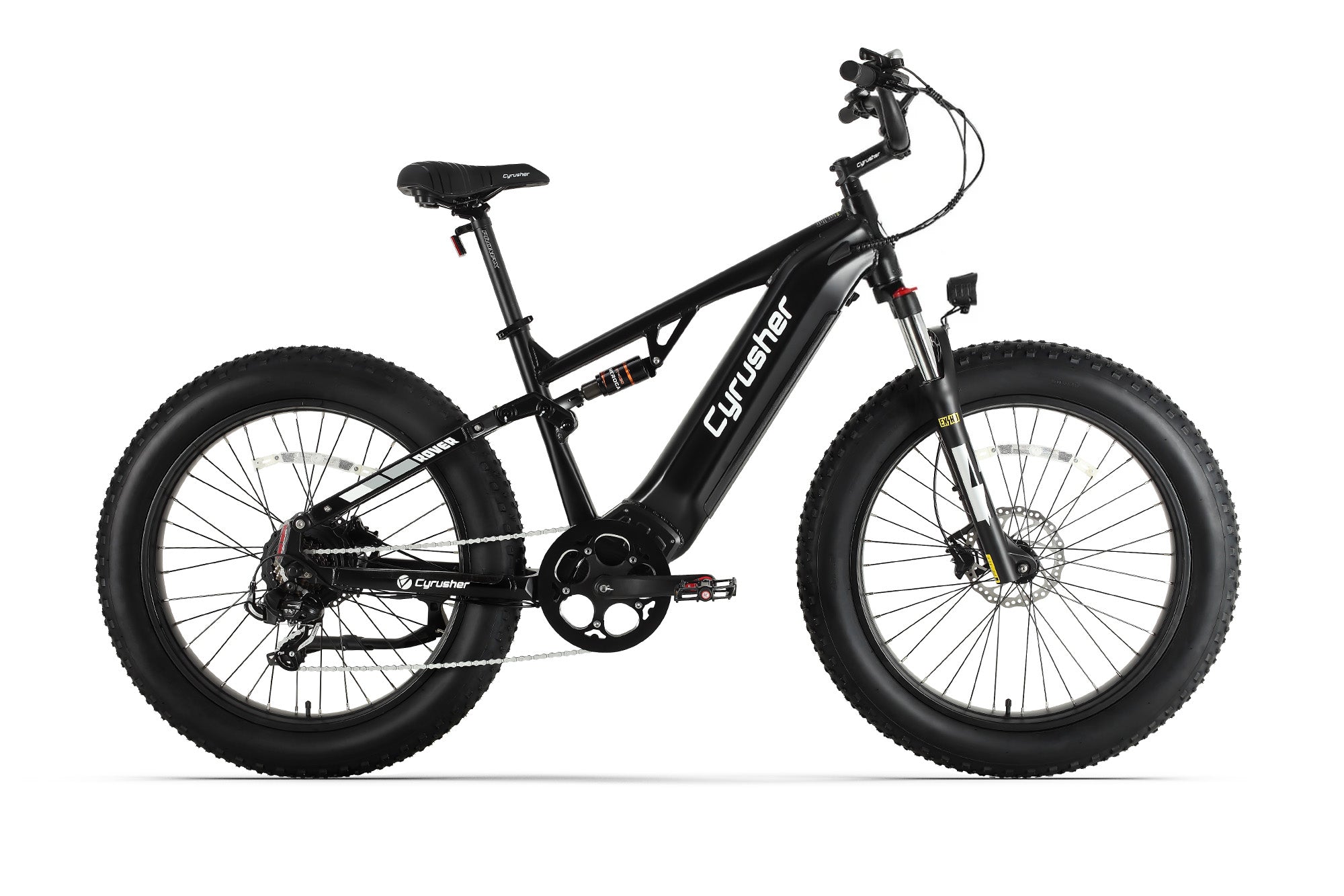 Cyrusher Rover Electric Bike in Black