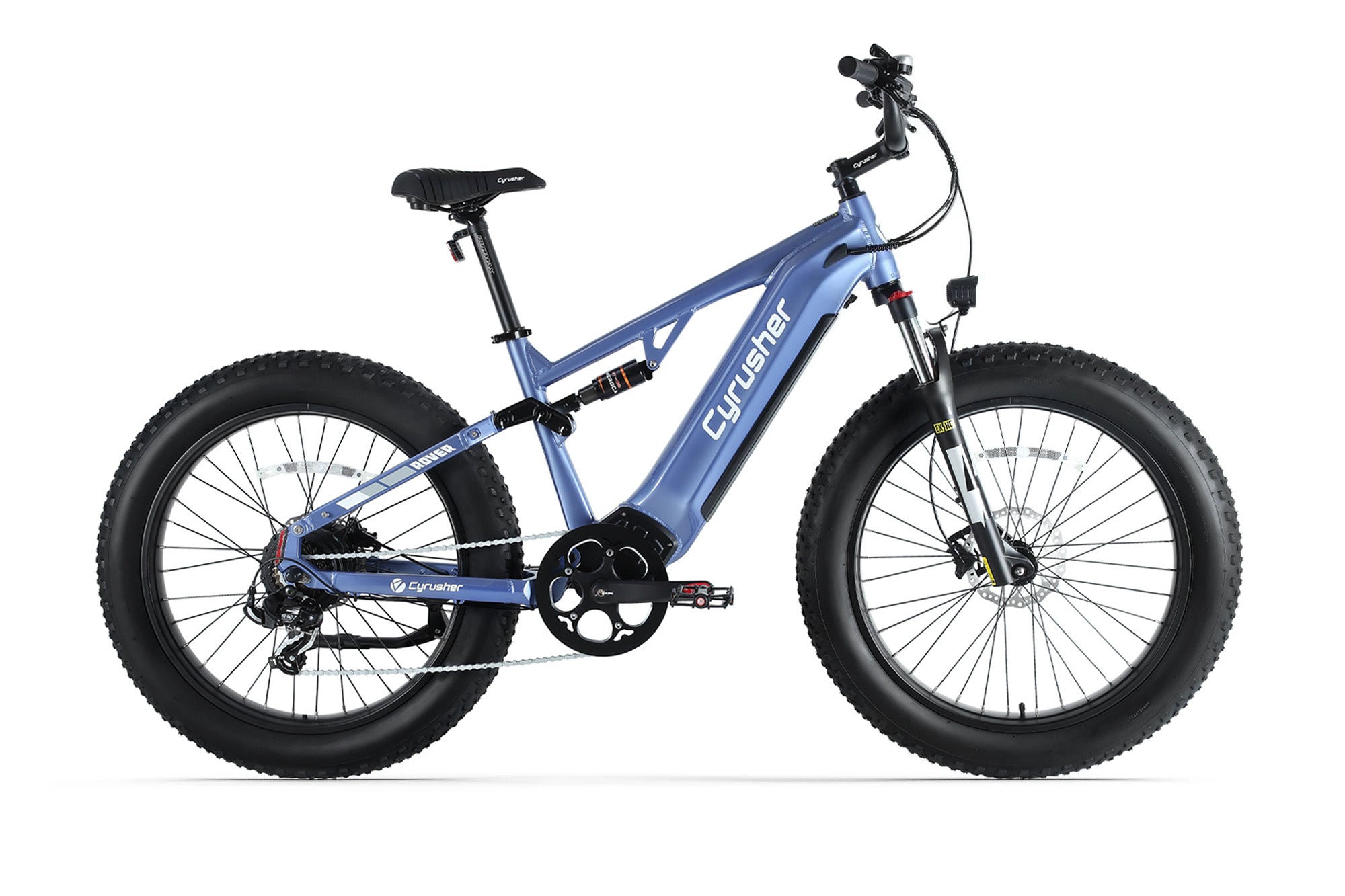 Cyrusher Rover Electric Bike in Blue