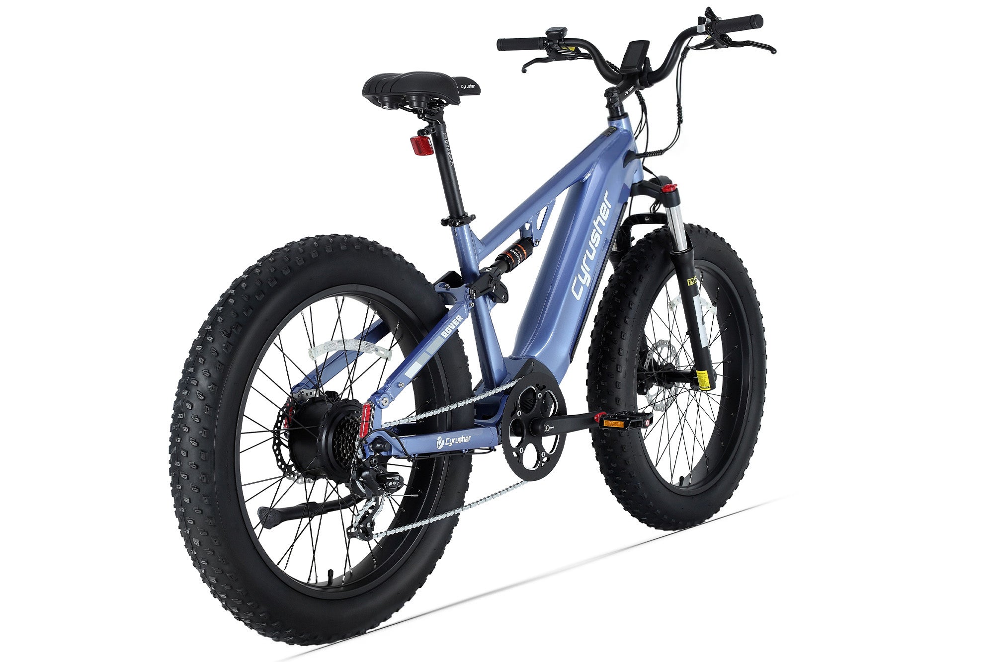 Cyrusher Rover blue fat tyre e-bike