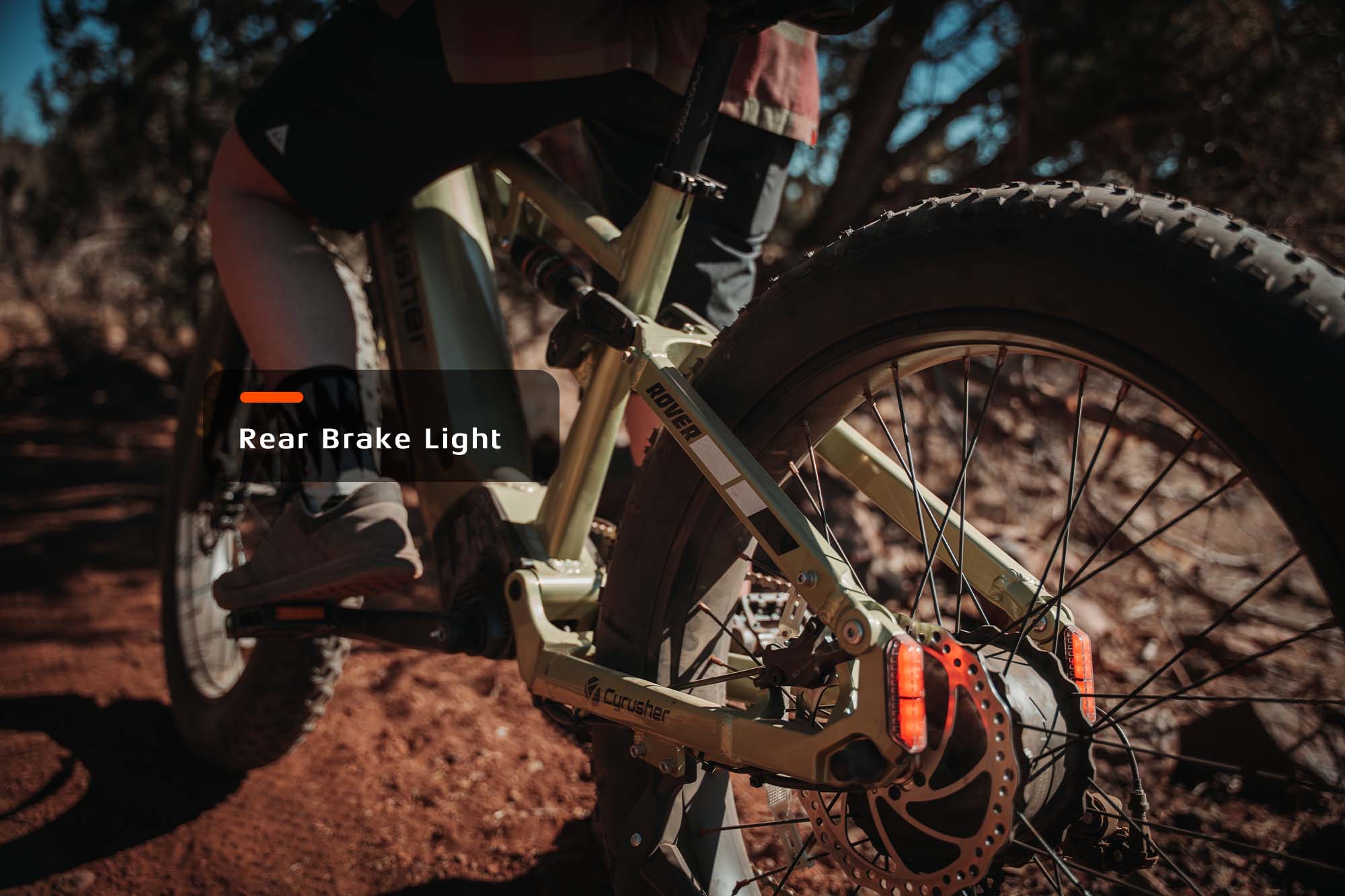 Cyrusher Rover integrated rear light