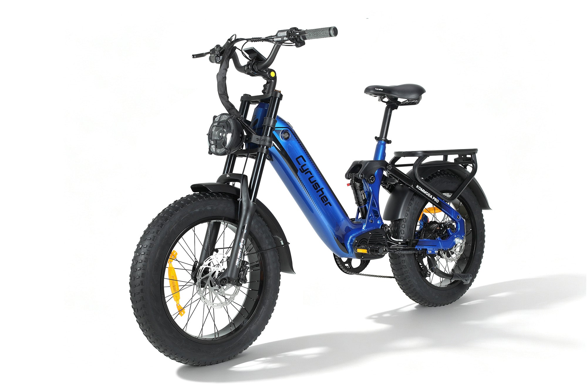 Cyrusher Kommoda Pro blue fat tyre electric bike