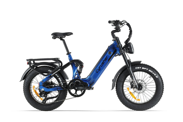 Cyrusher Kommoda Pro Electric Bike in Blue