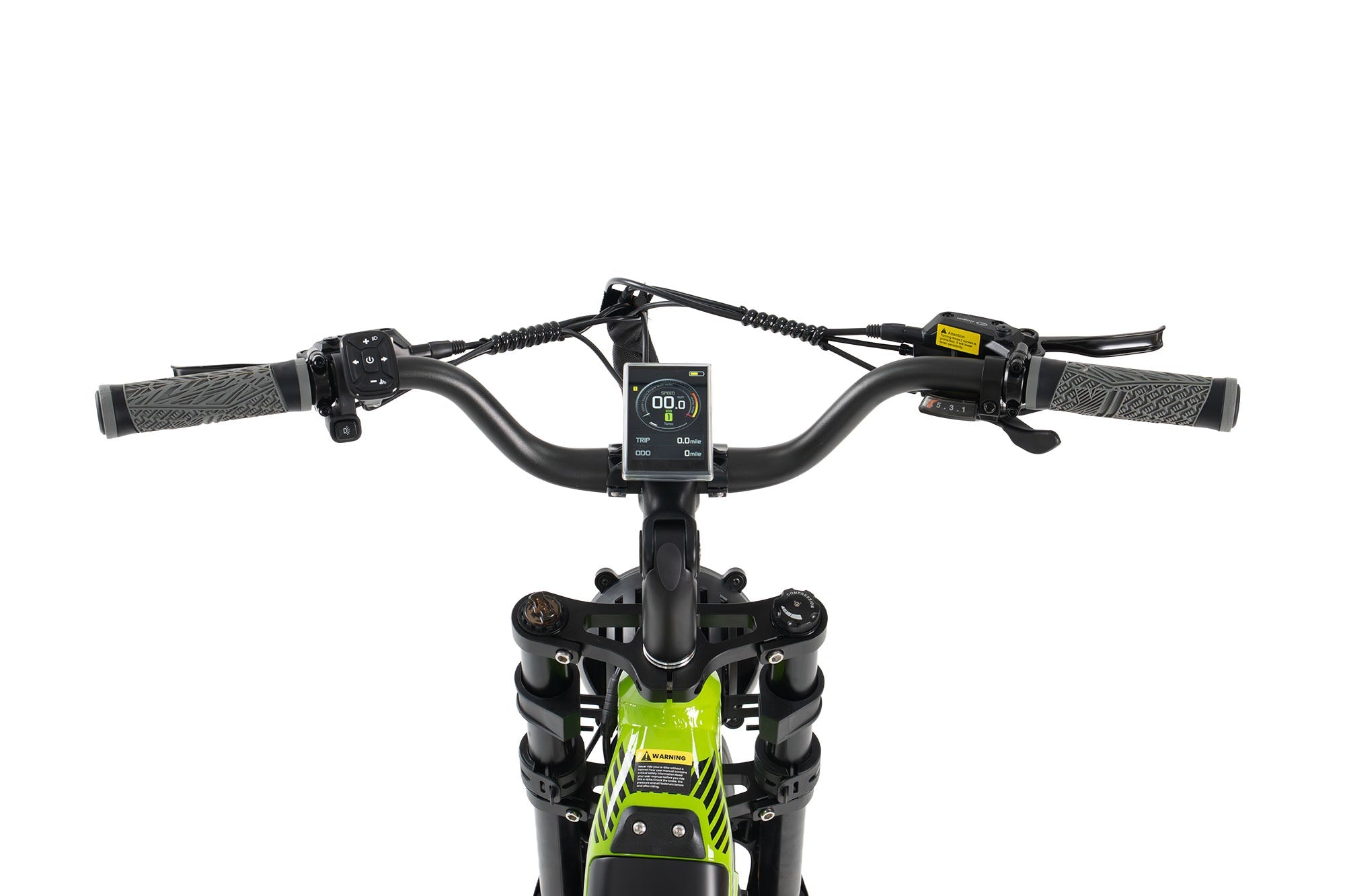 Cyrusher Kommoda Pro handlebar controls