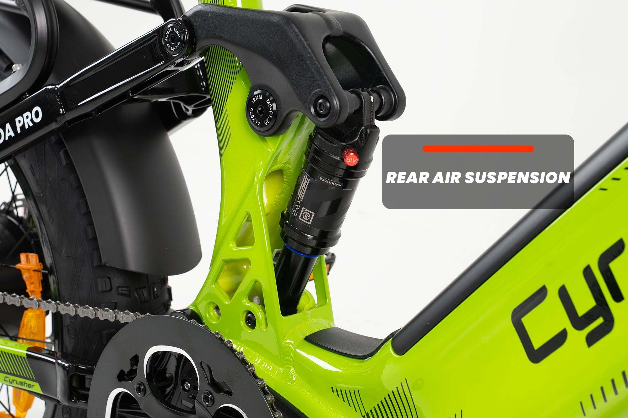 Cyrusher Kommoda Pro full-suspension system