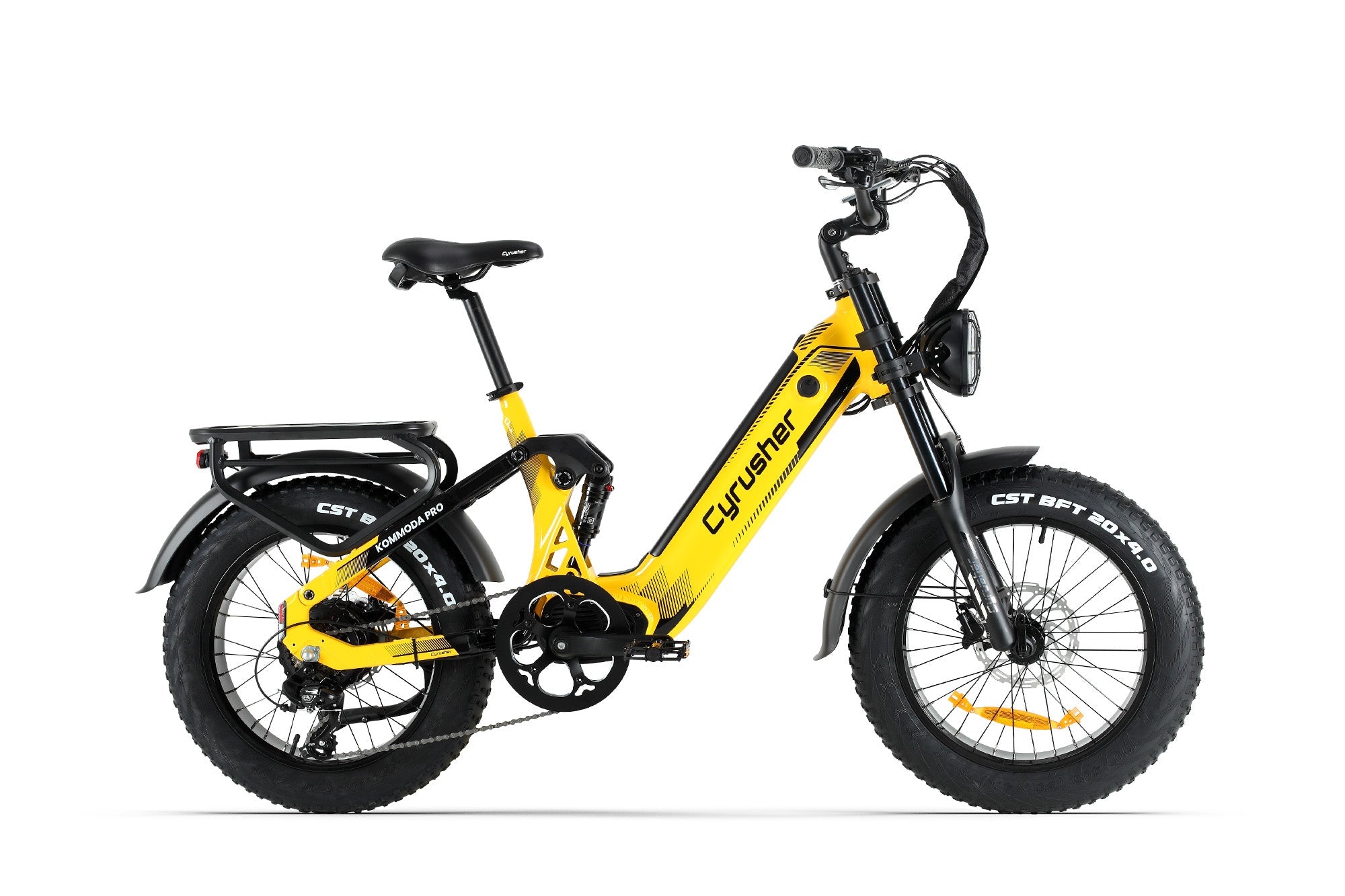 Cyrusher Kommoda Pro Electric Bike in Yellow
