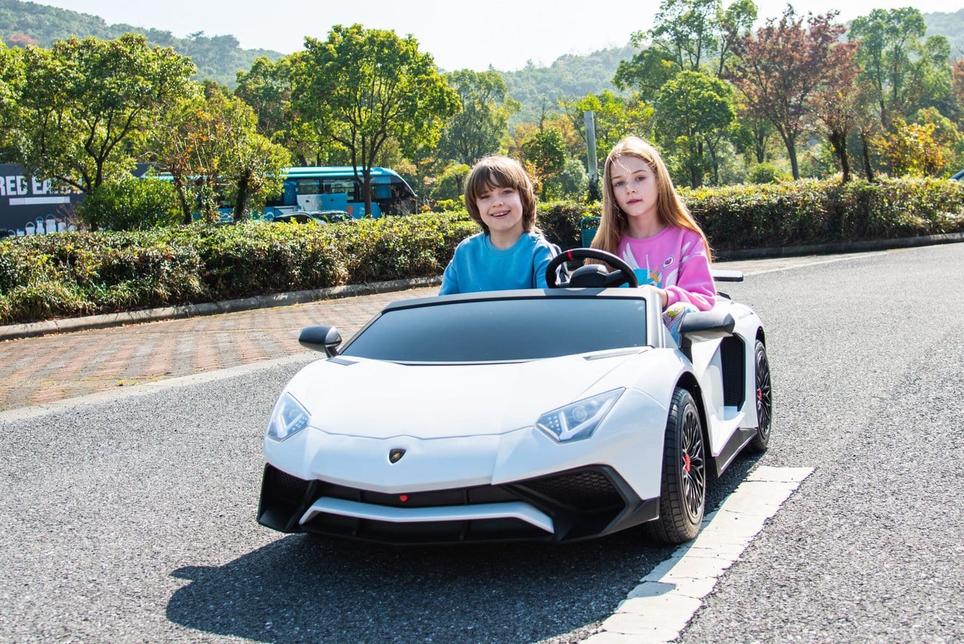 2 Seater Lamborghini SVJ 24V XXL Ride on Sports Car Massive Size 5