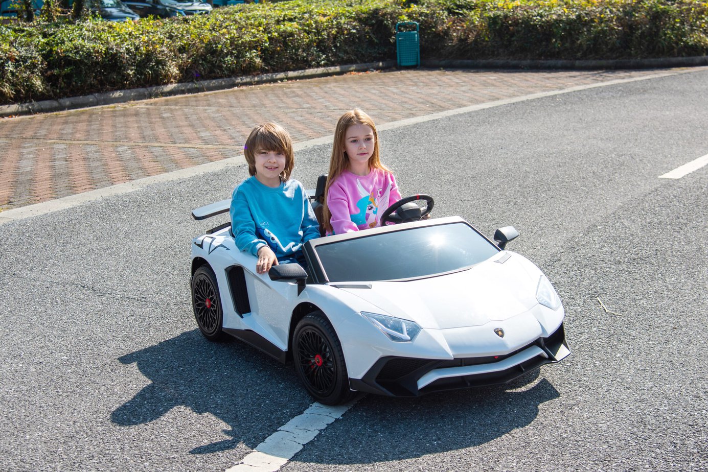 2 Seater Lamborghini SVJ 24V XXL Ride on Sports Car Massive Size 7