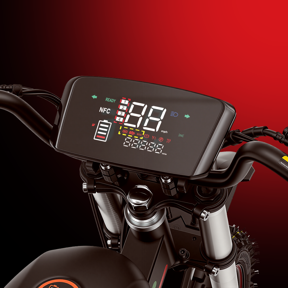 iScooter DX5Max 9 inch smart LCD display