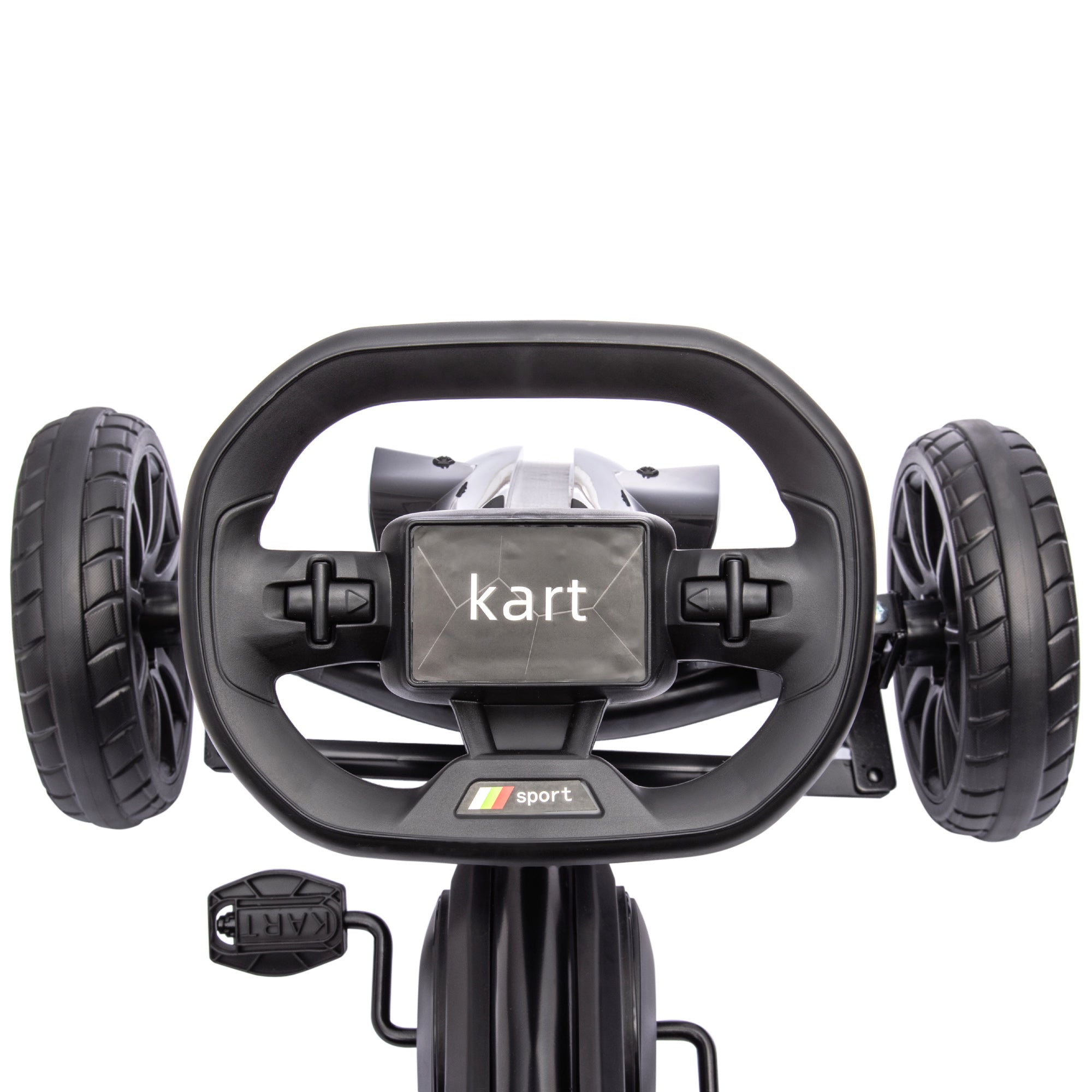 HOMCOM Kids Go Kart Adjustable Seat Handbrake