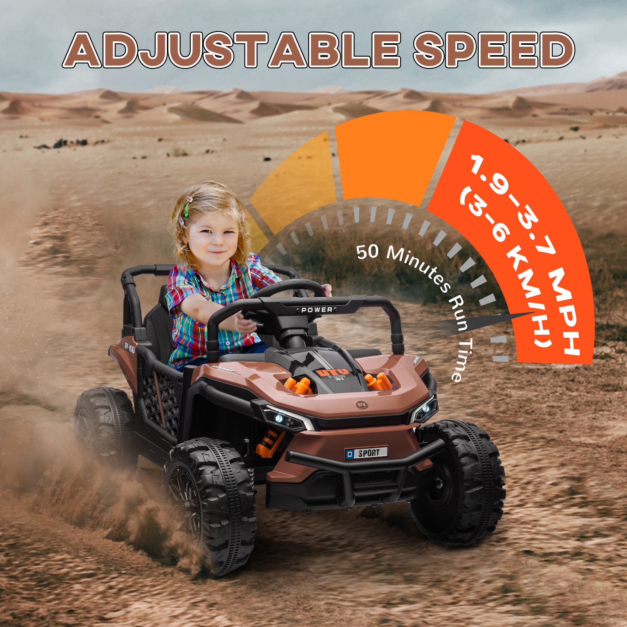 AIYAPLAY 12V Kids Ride-On Truck - Black