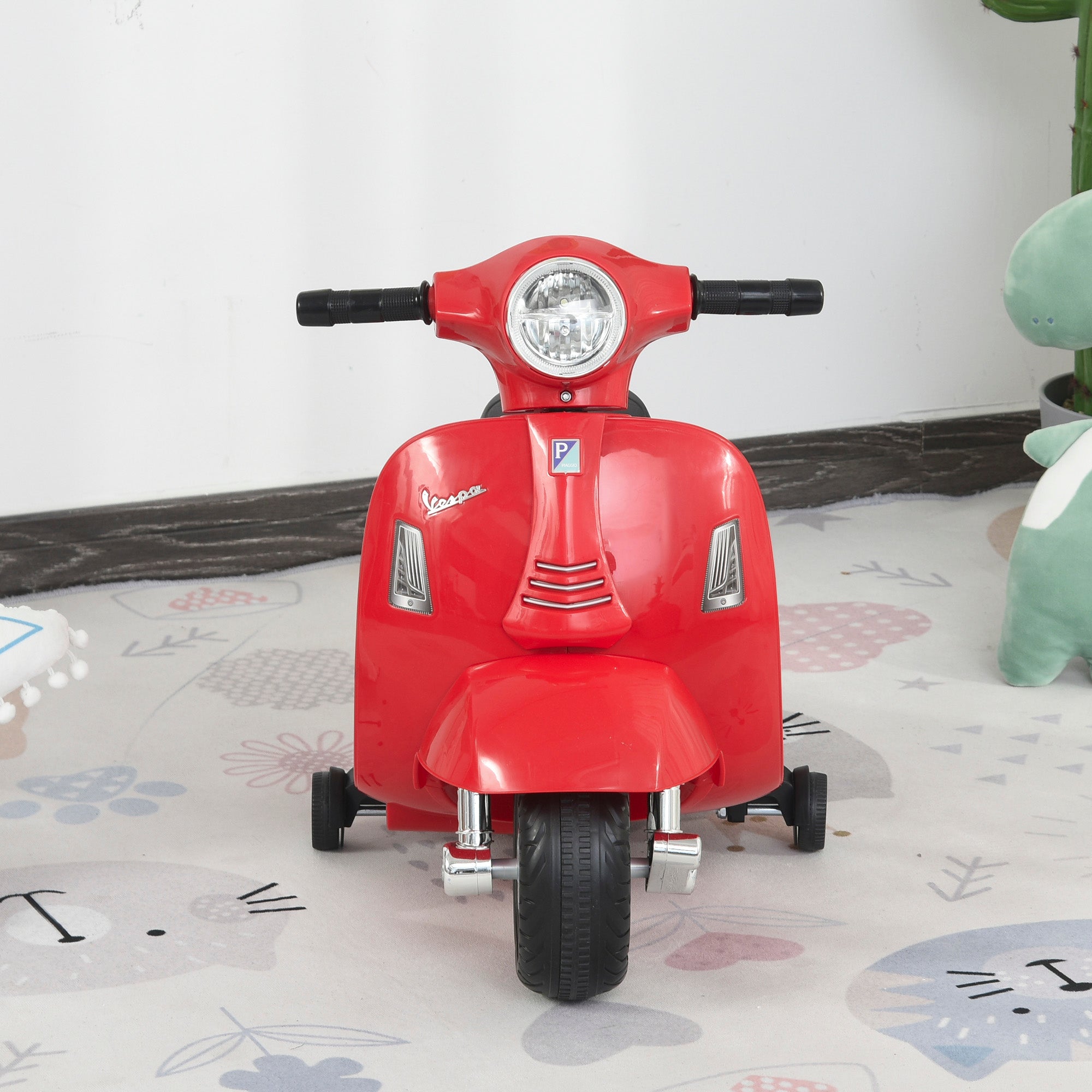 HOMCOM Vespa 6V Kids Electric Motorbike