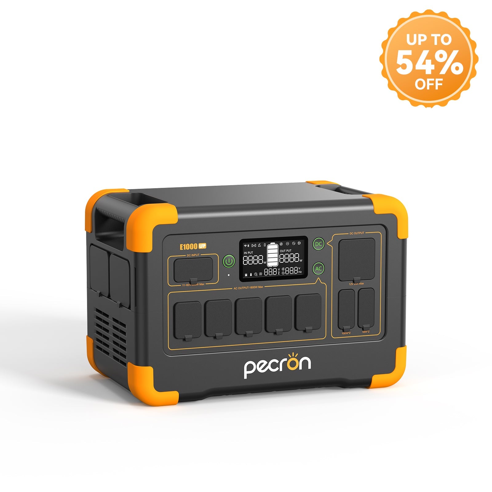 PECRON E1000LFP portable power station