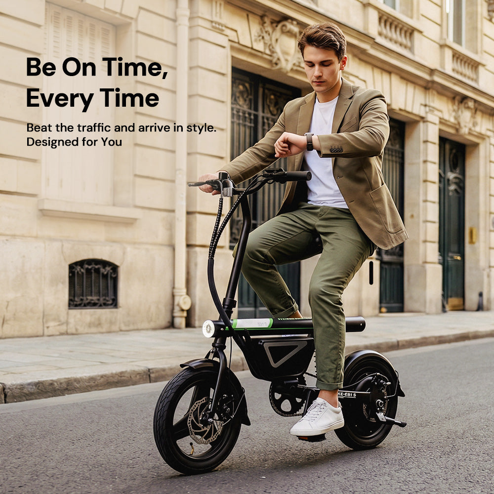 iScooter EB1S Compact City Electric Bike with APP