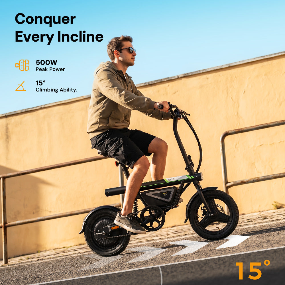 iScooter EB1S Compact City Electric Bike with APP