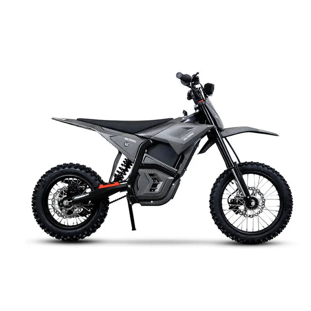 VALTINSU EM-5 Series electric dirt bike - black side view