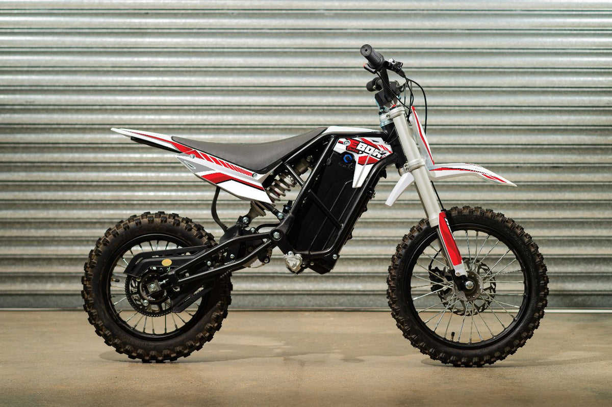 Person Riding Ebox V2 EBOX 2 V2 Electric Pit Bike | TrailSurge UK