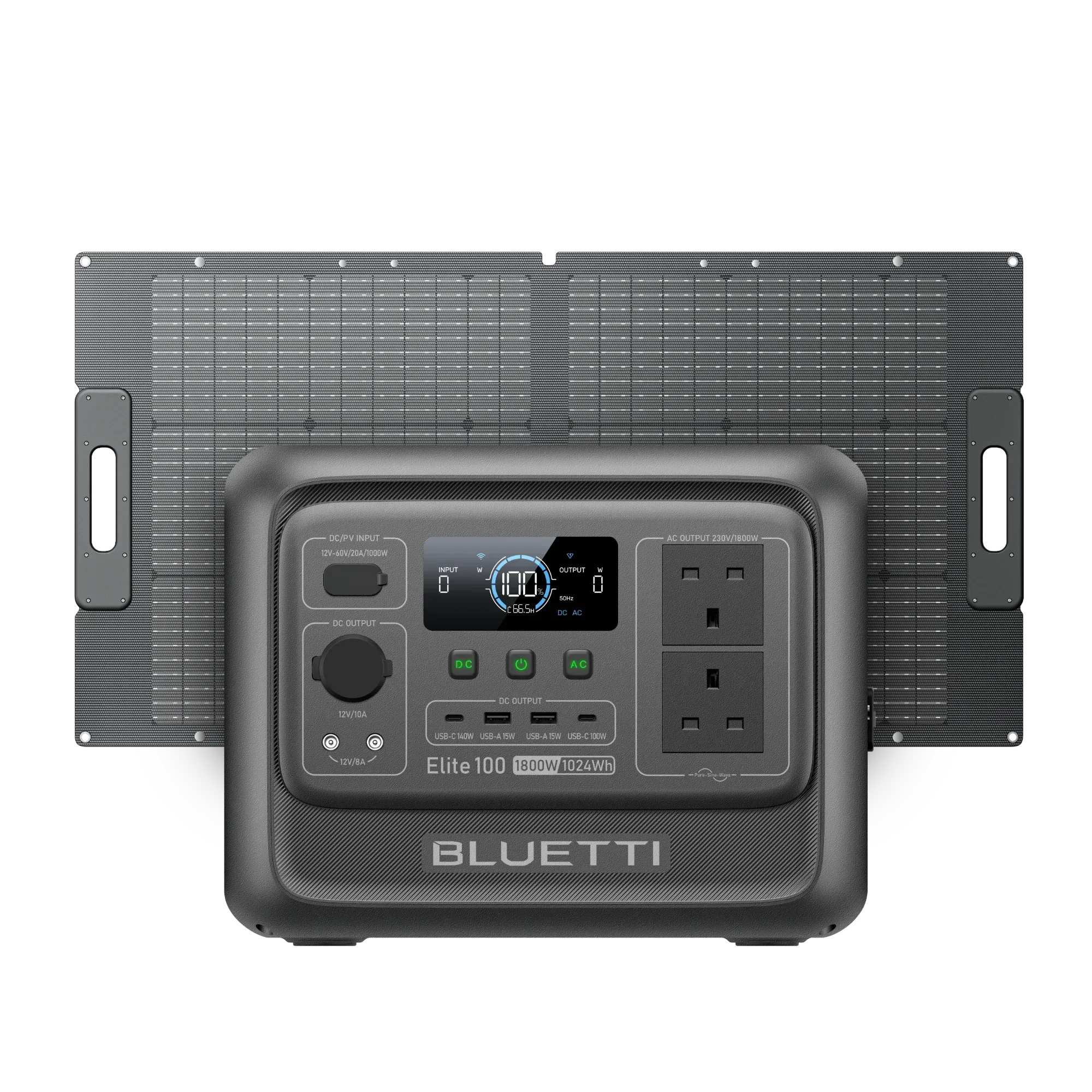BLUETTI Elite 100 V2 Portable Power Station | 1,024Wh 1,800W - Trail Surge