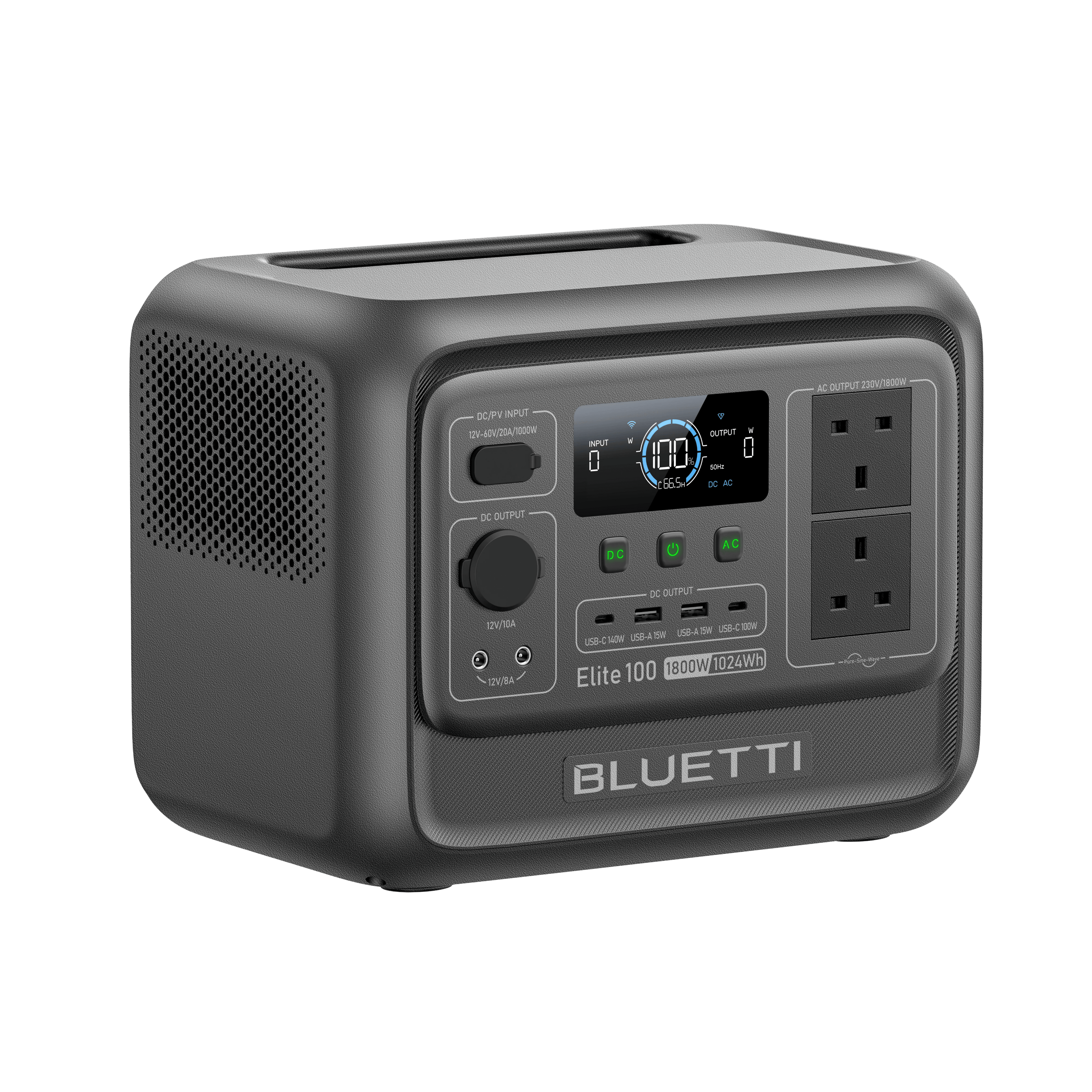 BLUETTI Elite 100 V2 Portable Power Station | 1,024Wh 1,800W - Trail Surge