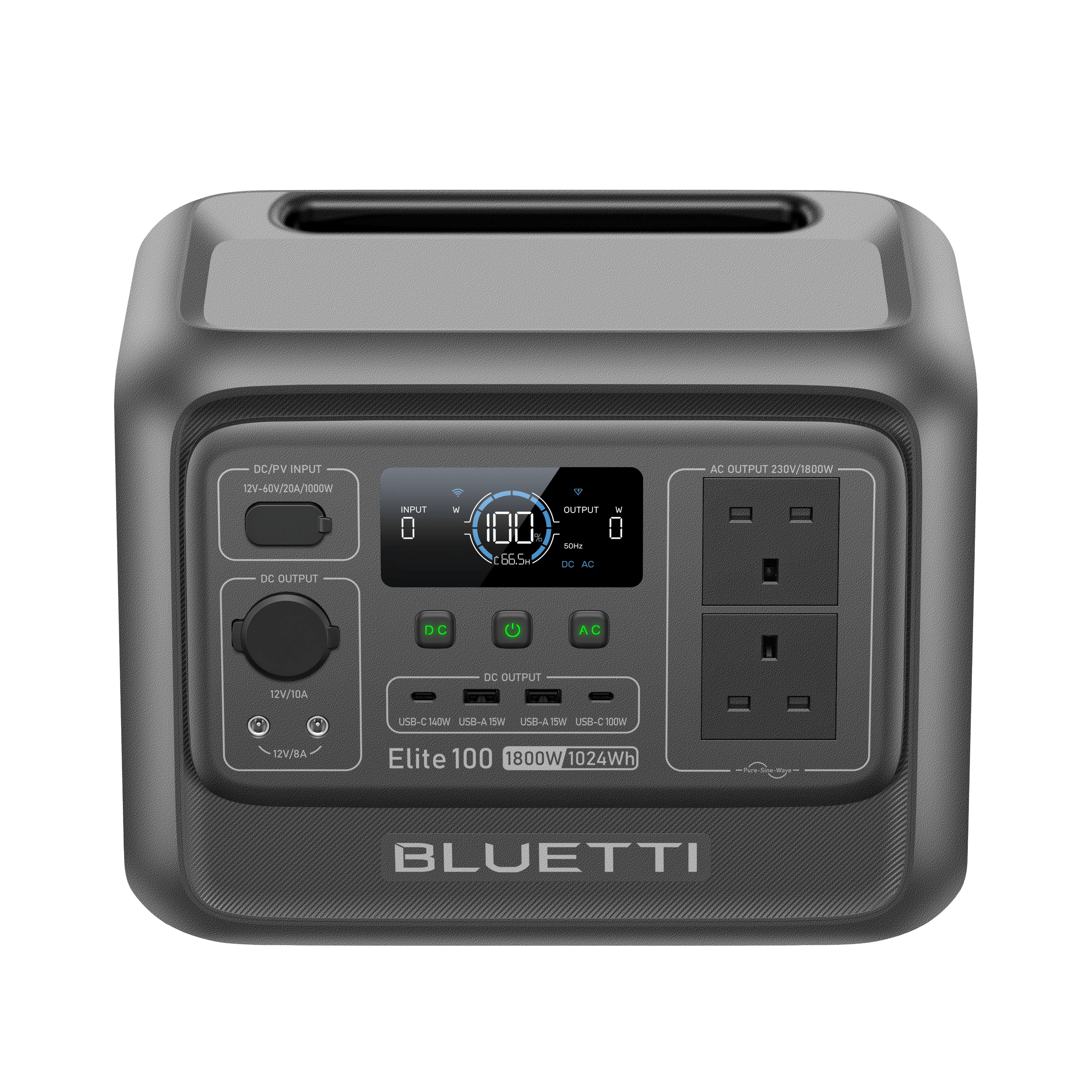 BLUETTI Elite 100 V2 Portable Power Station | 1,024Wh 1,800W - Trail Surge