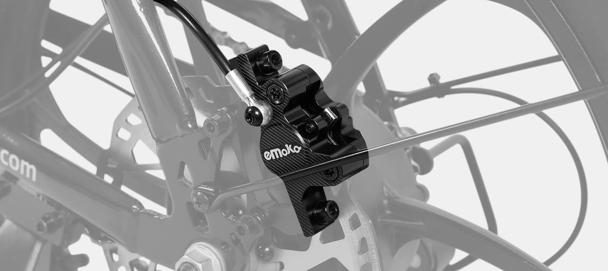 Emoko EC23 Pro hydraulic brake detail