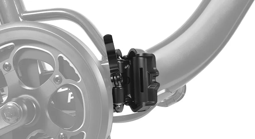 Emoko EC23 Pro folding frame latch detail