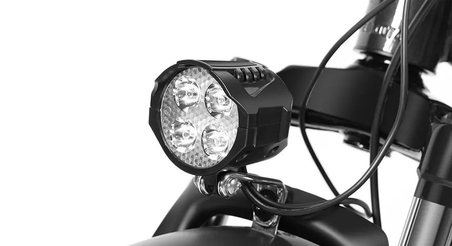 Emoko EC23 Pro LED headlight close-up