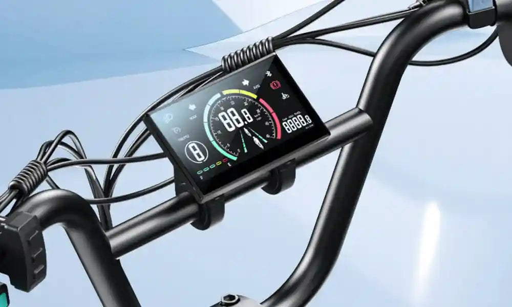 Emoko C99 electric bike LCD display close-up