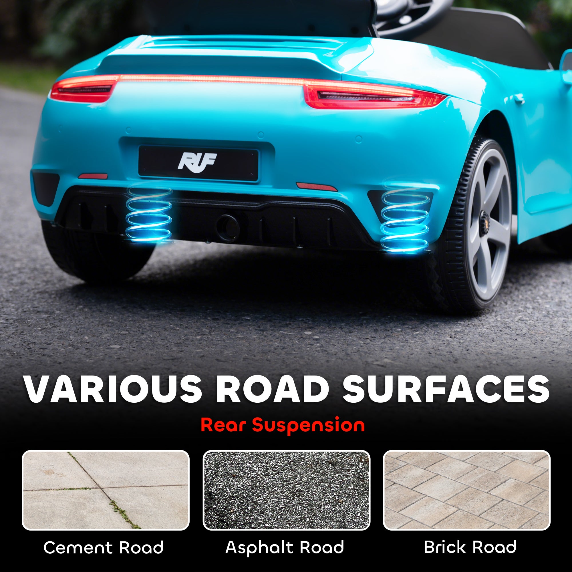 AIYAPLAY RUF GT 12V Kids Electric Ride-On Car