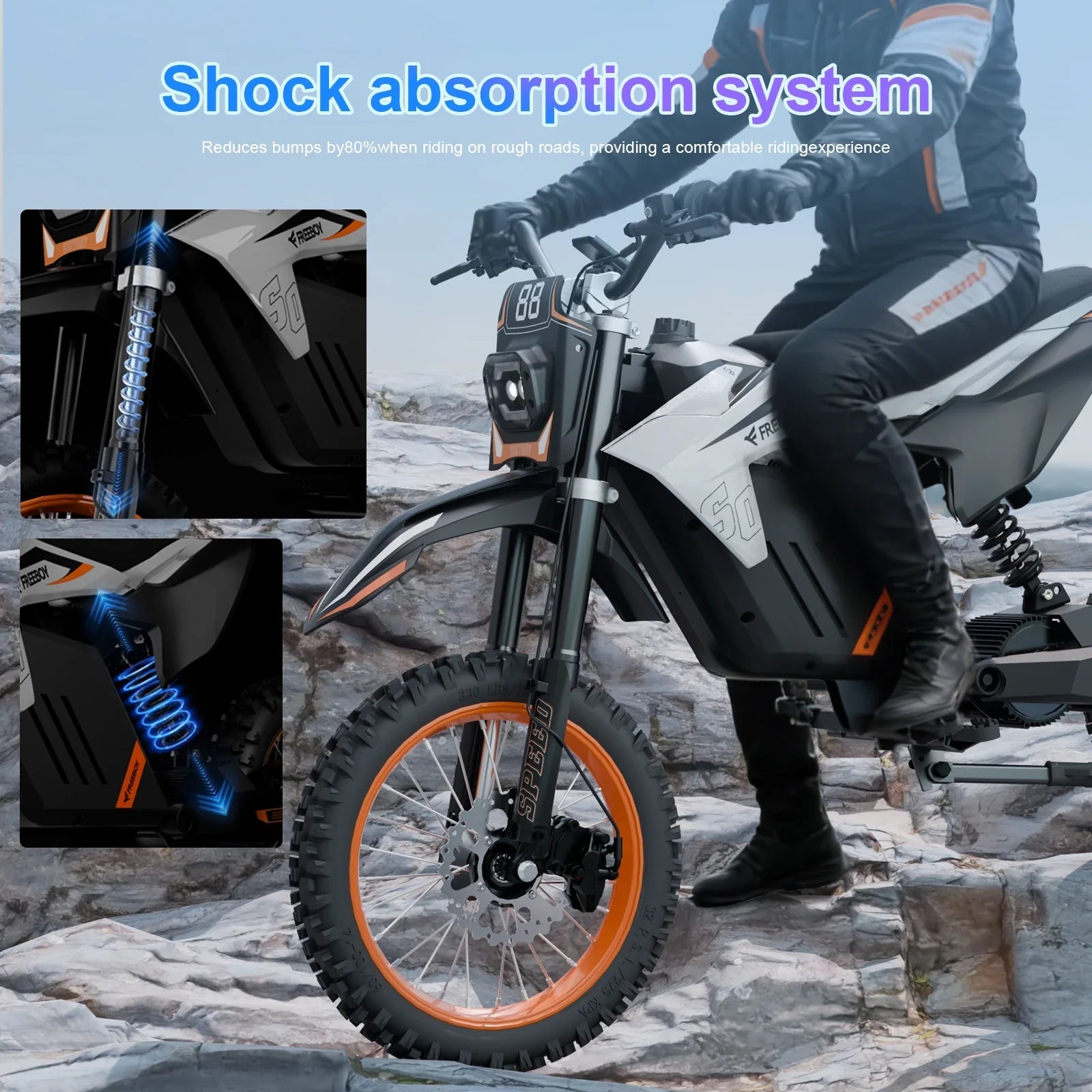 Freeboy Y88 Electric Dirt Bike – 3000W – image 6