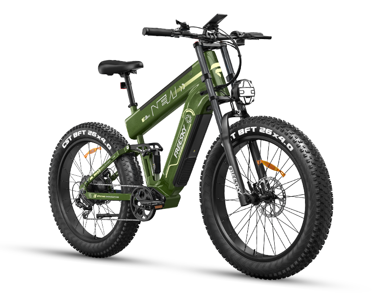 FREESKY Alaska Pro M-520 Electric Bike - Green