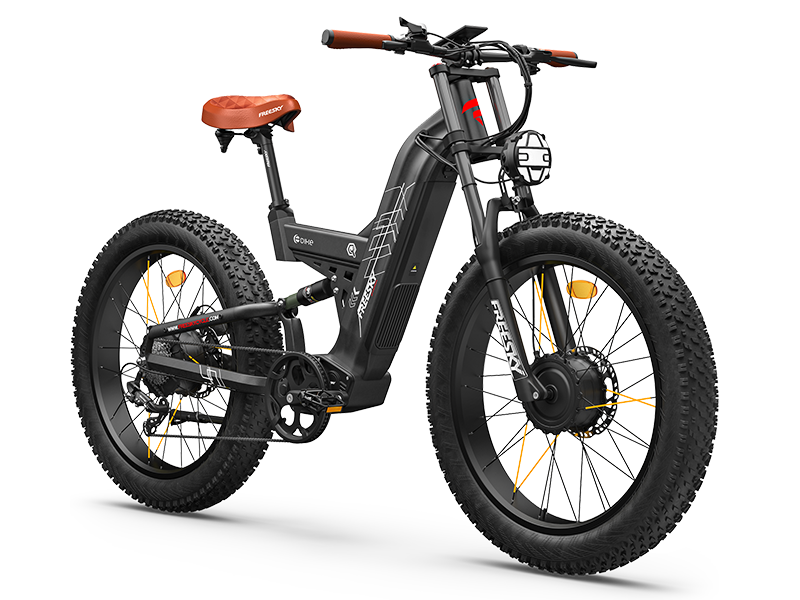 FREESKY Warrior Pro M-530 Electric Bike - Black
