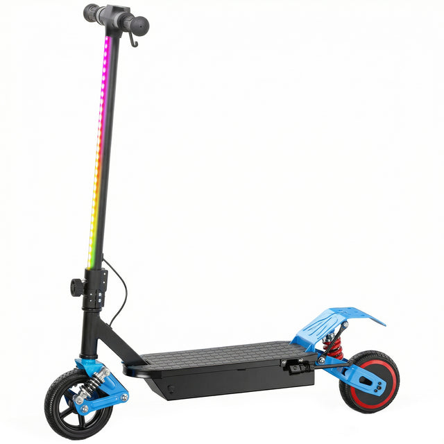 AIYAPLAY Kids Electric Scooter with LCD Display - Blue