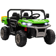HOMCOM 12V 2 Seater Kids Electric Ride-On Car with Electric Bucket, Remote Control