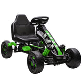 AIYAPLAY Kids Pedal Go Kart with Brake EVA Wheels