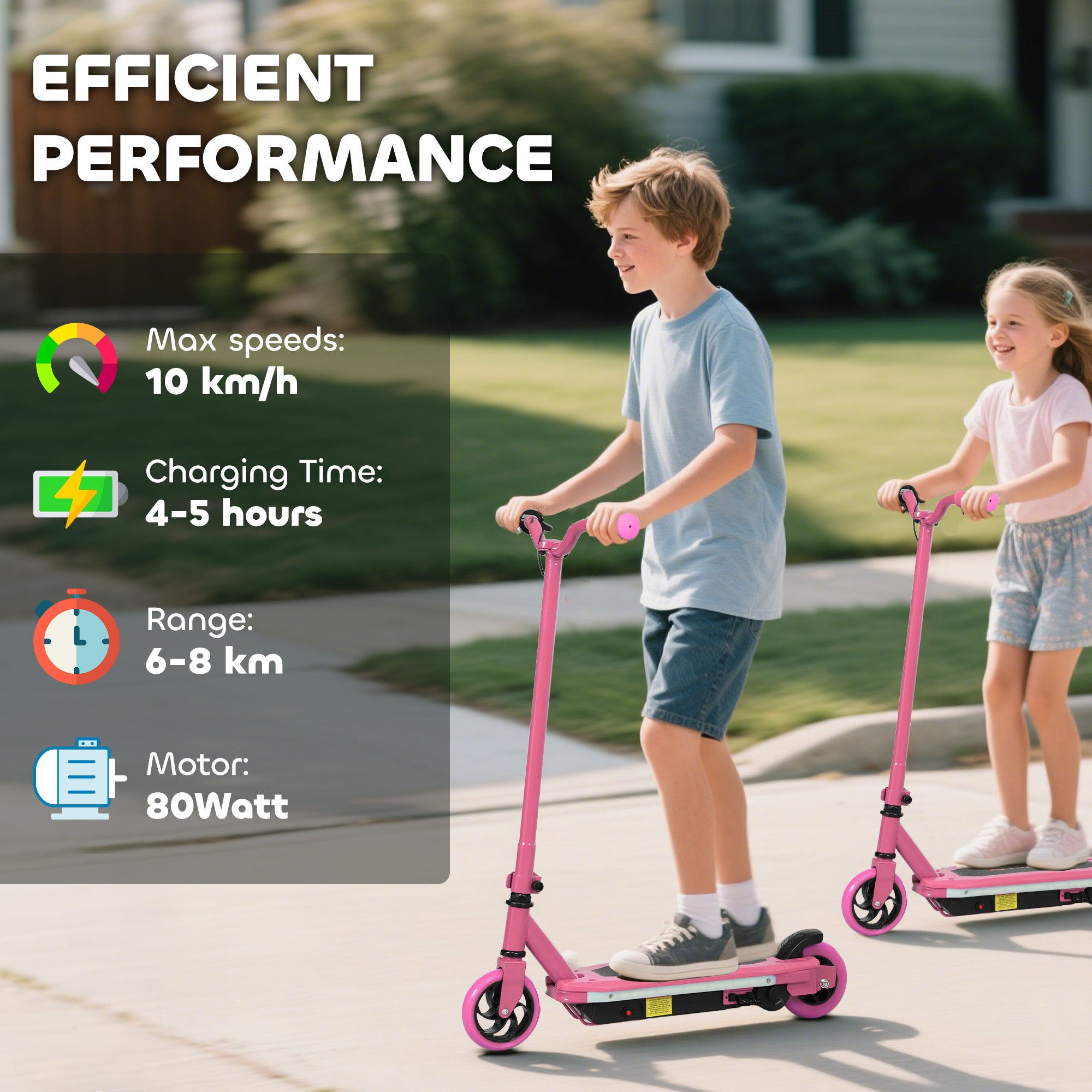AIYAPLAY Kids Electric Scooter 6-14
