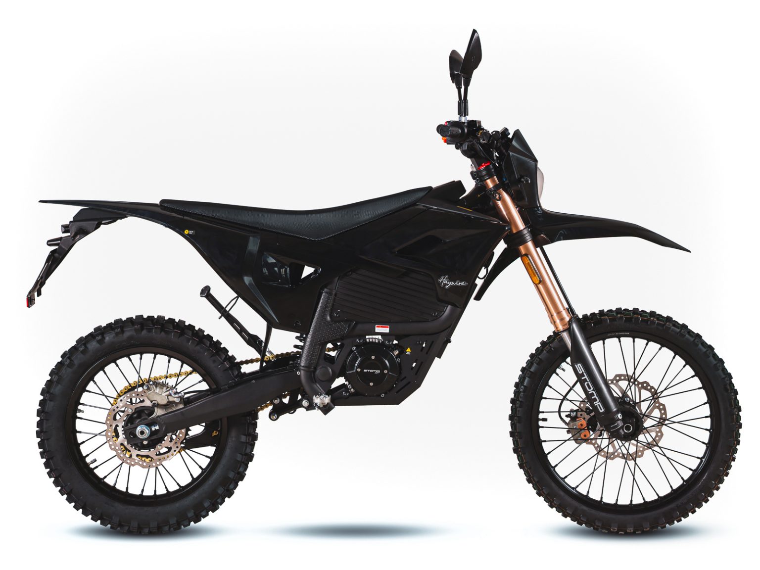 Stomp Haywire 2026 Electric Dirt Bike - Black product photo