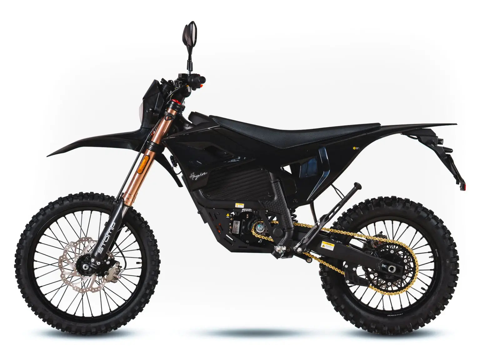 Stomp Haywire 2026 Electric Dirt Bike - Black product photo