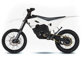 Stomp Haywire 2026 Electric Dirt Bike - White side view