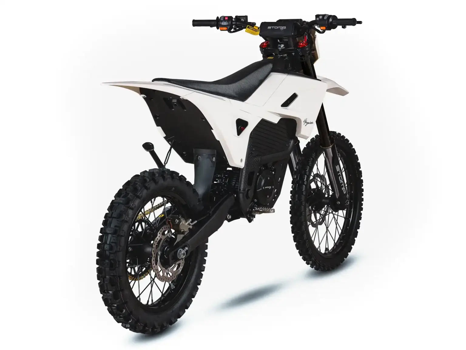 Stomp Haywire 2026 Electric Dirt Bike - White product photo