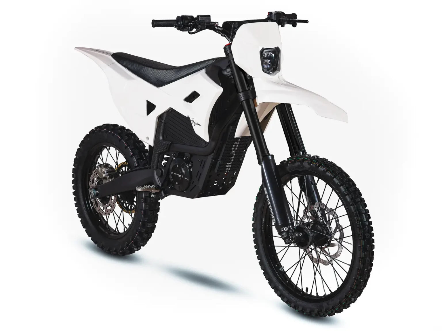Stomp Haywire 2026 Electric Dirt Bike - White product photo