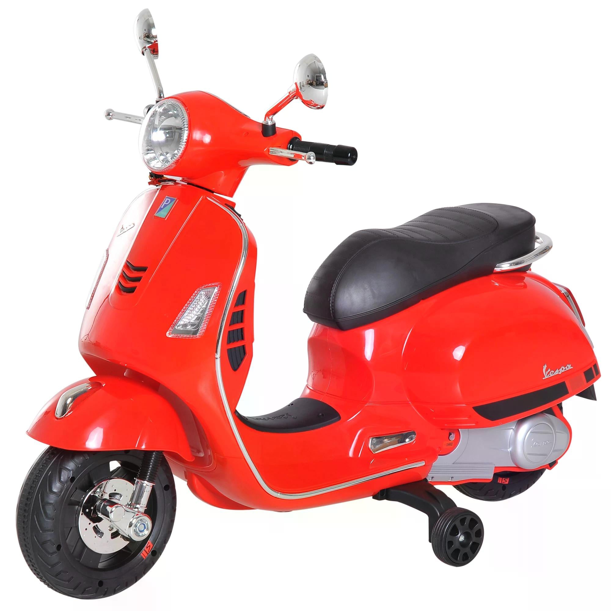 HOMCOM 6V Kids Ride-On Motorbike - Red