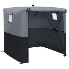 Outsunny 1.8x1.8m Compact Pop Up Gazebo with Mesh Windows