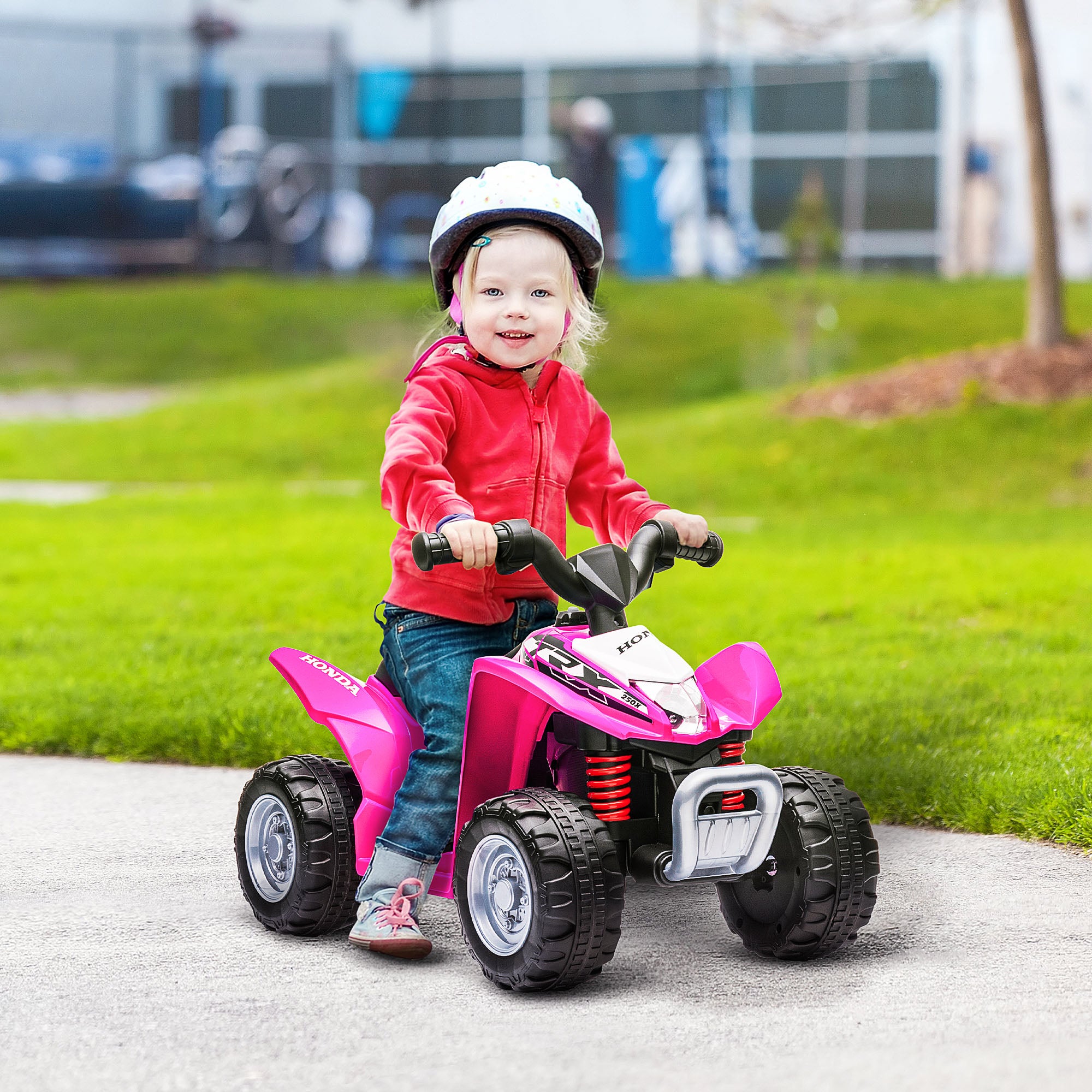AIYAPLAY Honda 6V Kids Electric Quad Bike