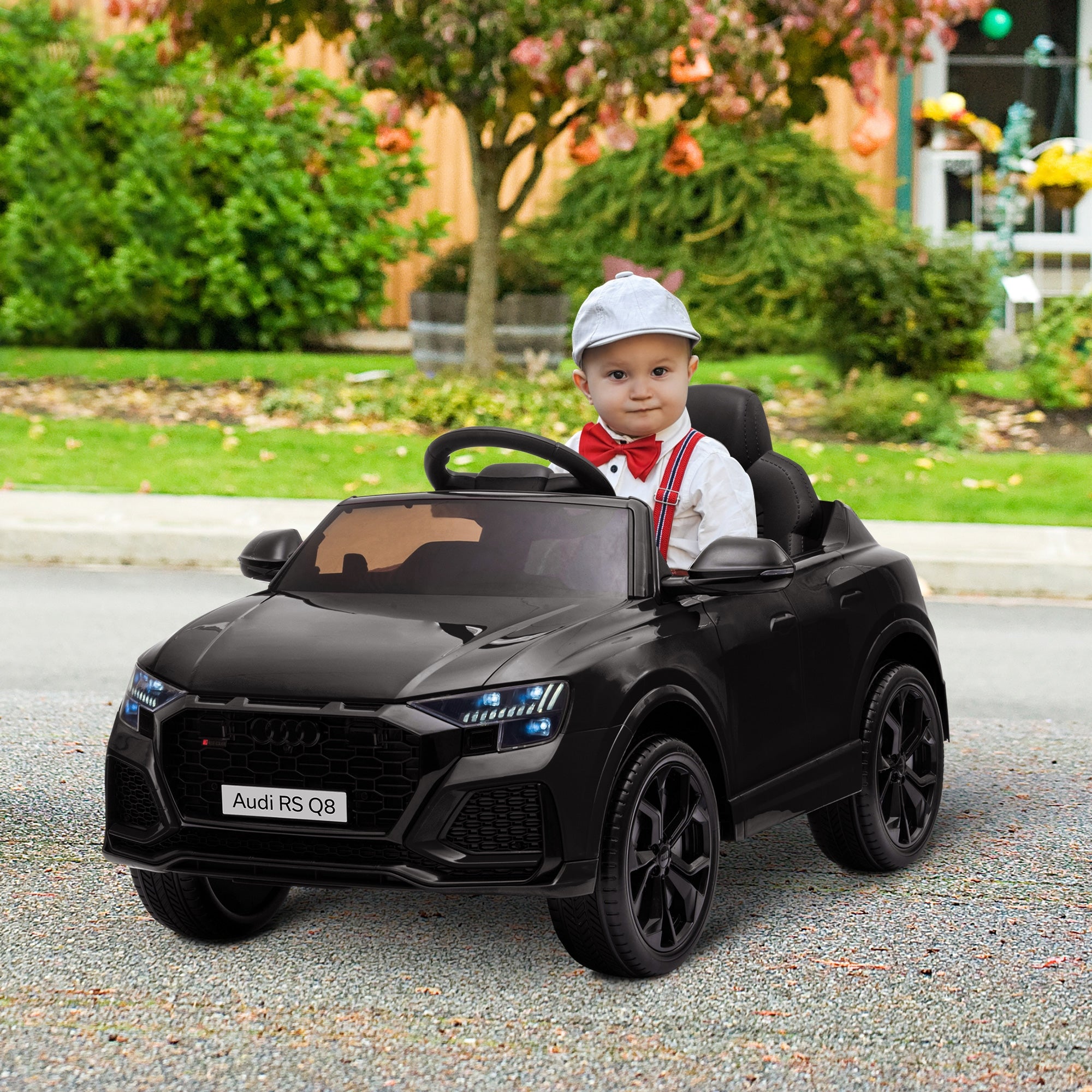 HOMCOM Audi RS Q8 6V Kids Ride-On Car - Black