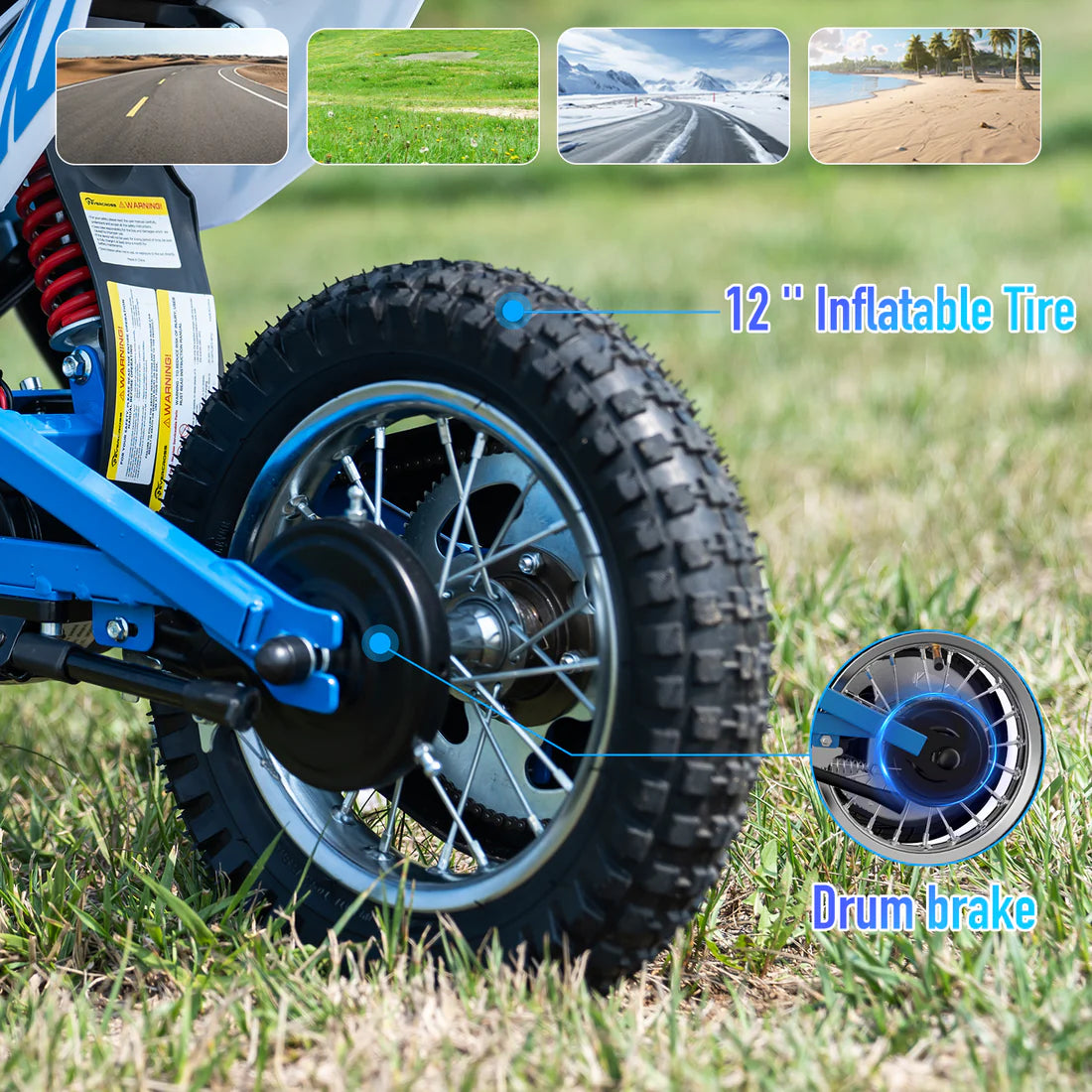 Evercross EV12M Pro 300W Kids Electric Dirt Bike