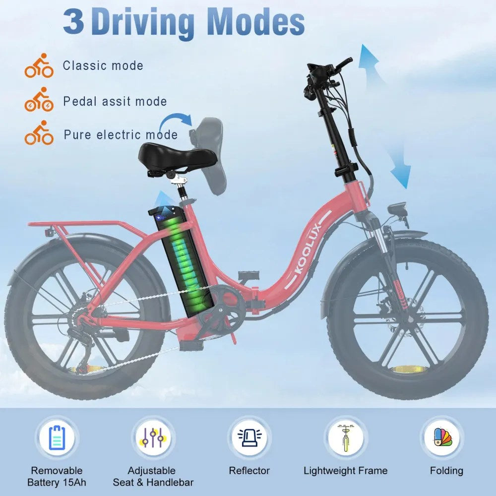 Koolux BK6S 4.0 Electric Bike 500W 48V 15Ah 5