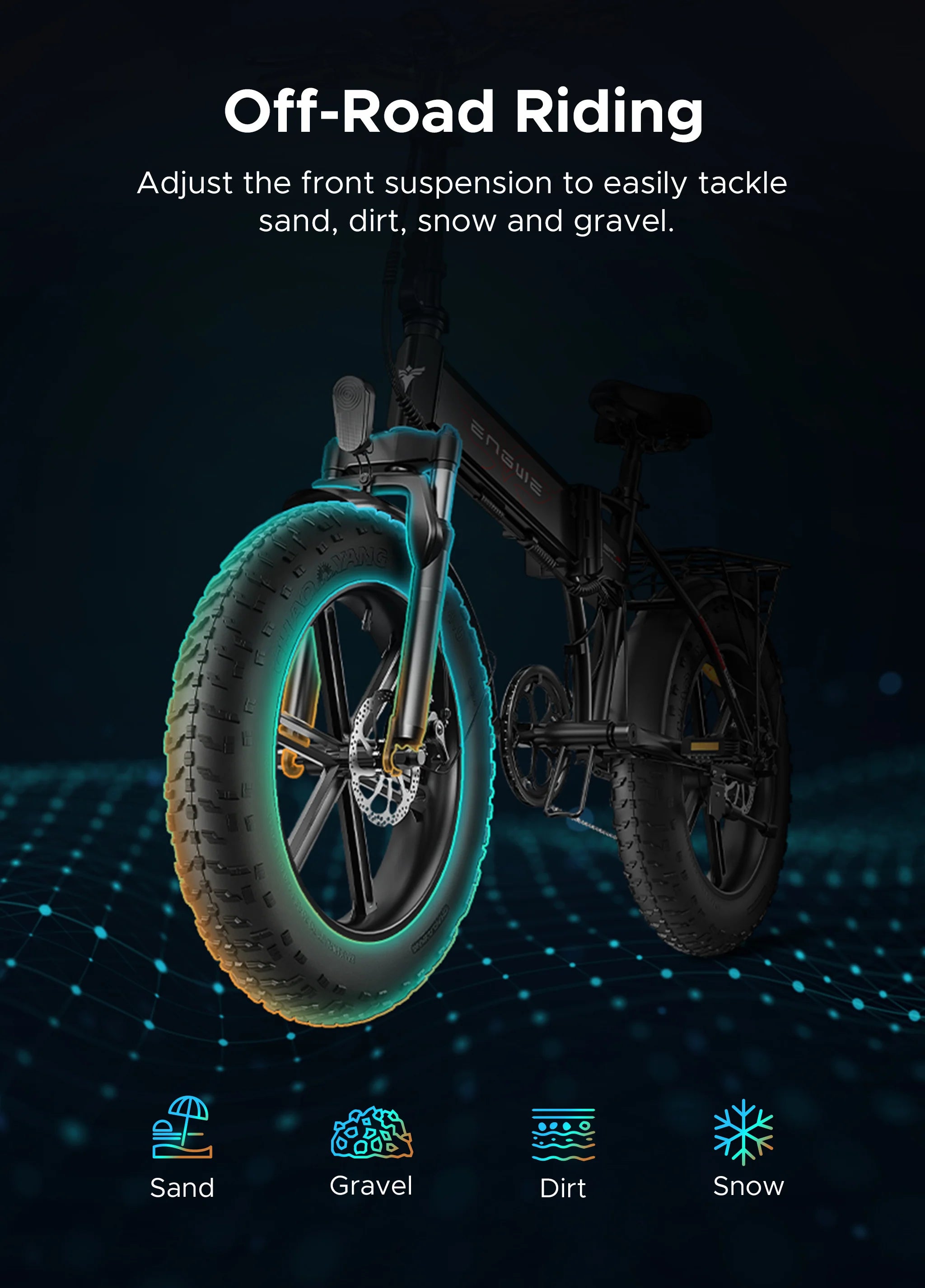 ENGWE EP-2 Boost Folding Electric Bike 250W 48V 13Ah 21