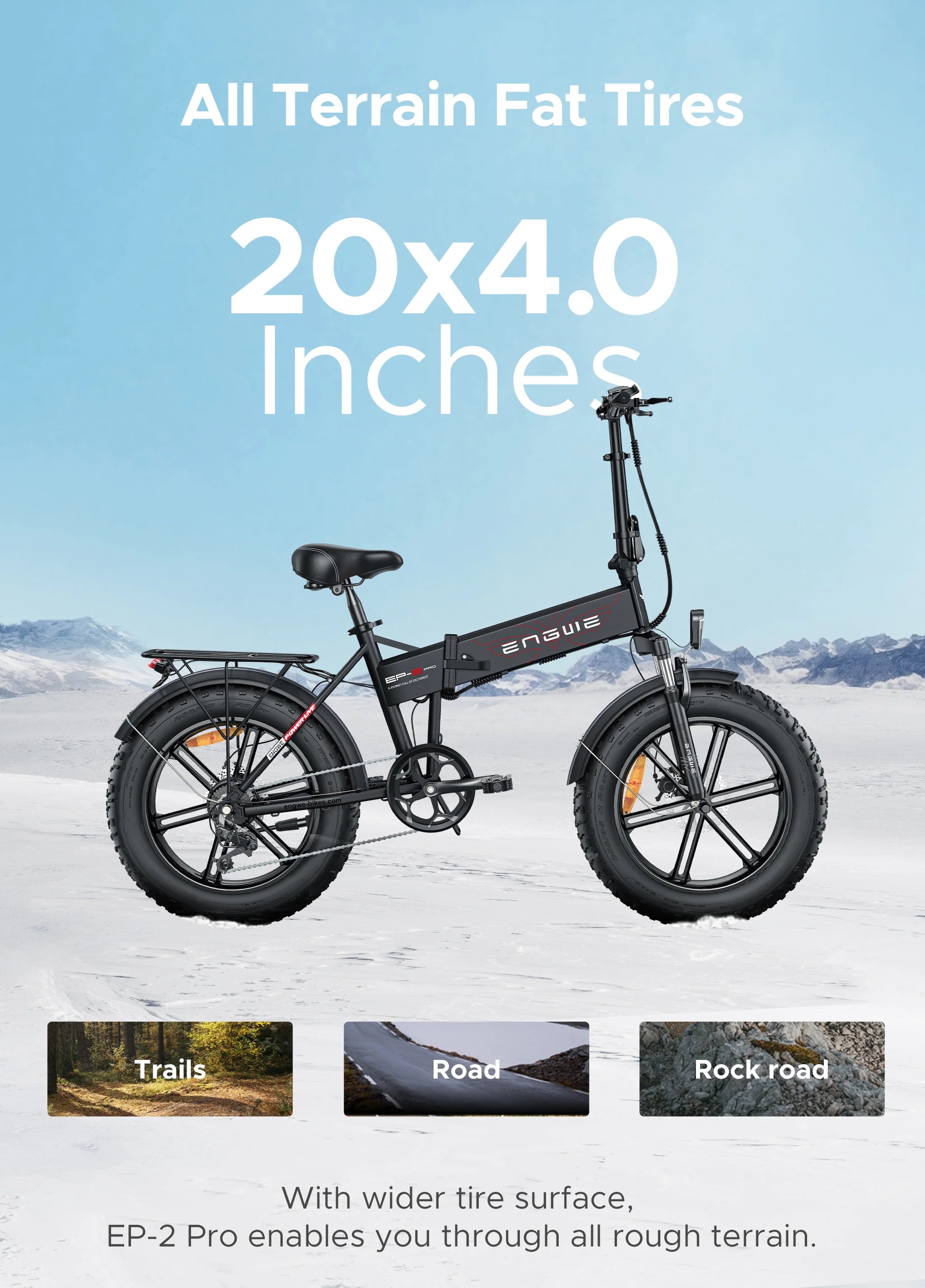 ENGWE EP-2 Boost Folding Electric Bike 250W 48V 13Ah 14